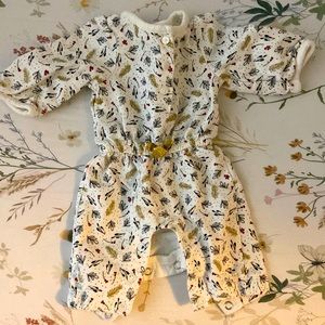 Holiday One piece pant romper NEWBORN
